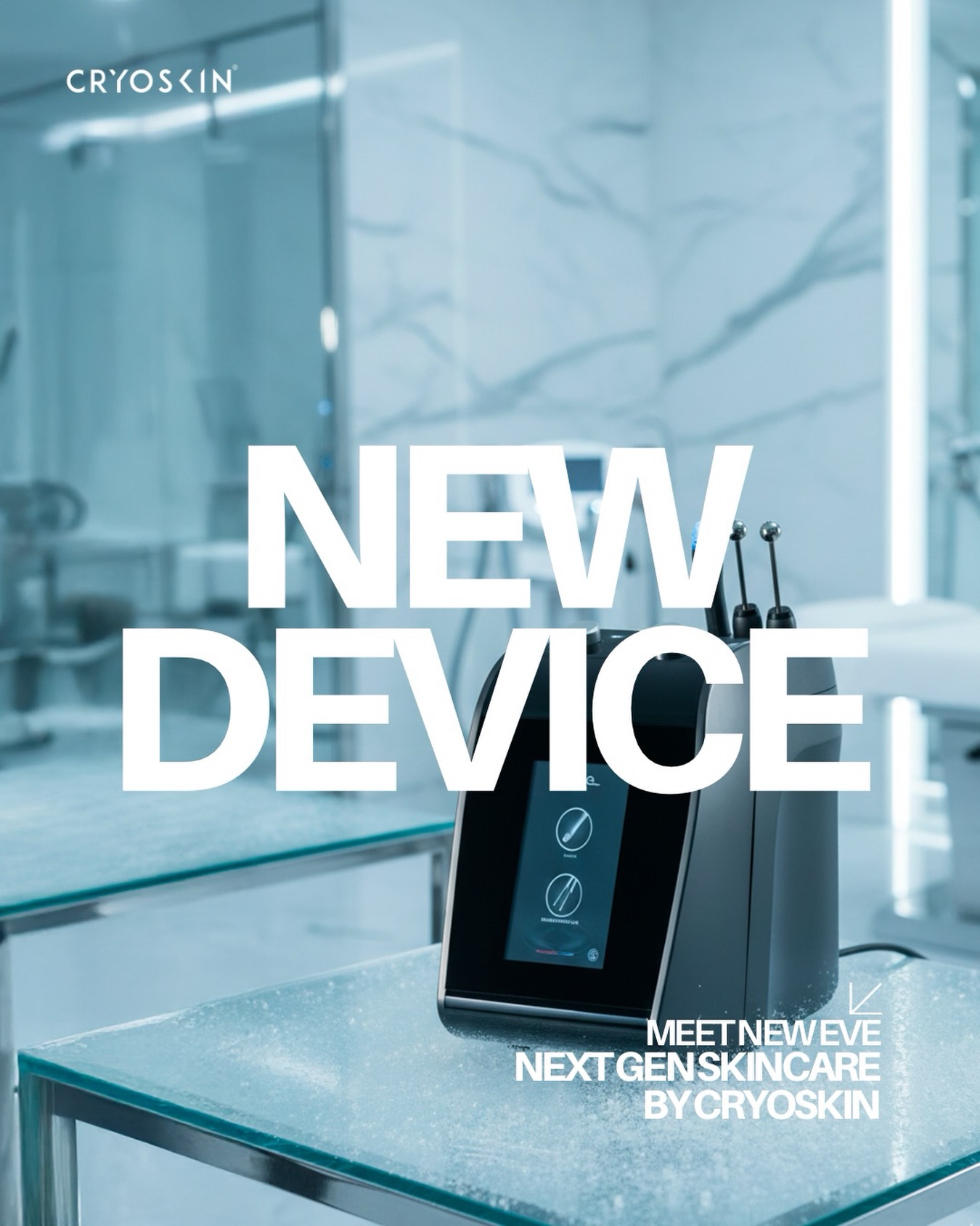 We are starting 2026 with a revolution ❄️

Introducing NEW EVE by Cryoskin-our most advanced multi-technology platform inspired by the world-renowned K-Beauty science.
From deep hydra-dermabrasion to professional microcurrent lifting

NEW EVE delivers a total skin transformation in one
powerful device.
Deep Cleansing & Glow
Non-invasive Lifting & Contouring
Instant, Visible Results

EXCLUSIVE LAUNCH OFFER: For one
month only, we are offering special introductory pricing 

don’t wait-transform your business today.

• Link in bio to request your personalized offer!