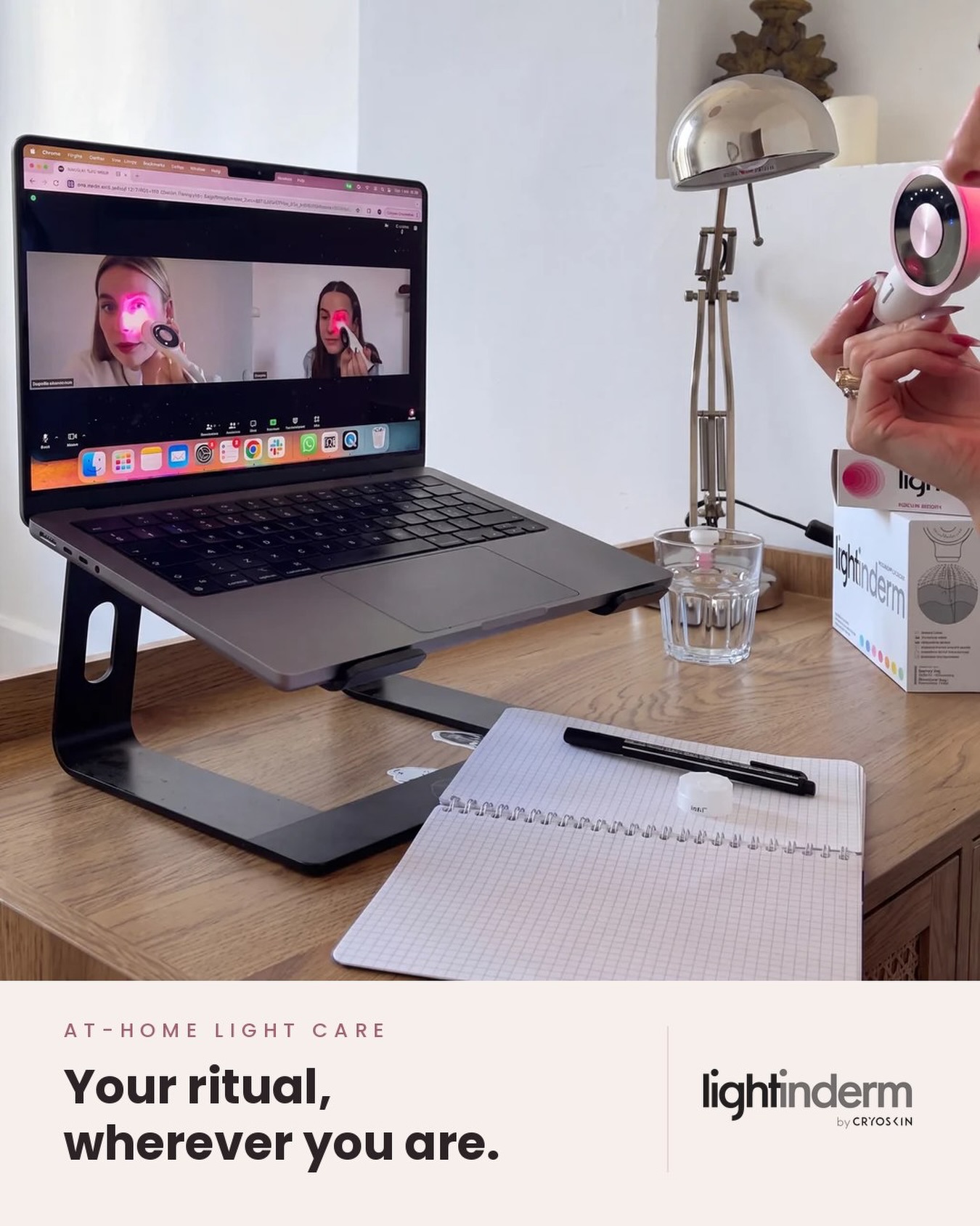 Your ritual, wherever you are. ✨

At your desk, at home or on the go: the new Lightinderm device brings light, active serum and massage into one simple gesture.

Insert a capsule, glide in circular motions, and enjoy 3 minutes just for you.

▪️ 5 LED wavelengths
▪️ Photo-active capsules: Skin Perfect, Repair, Lift
▪️ Painless, suitable for sensitive skin

Discover more at cryoskin-international.com

#Lightinderm #Cryoskin #LightTherapy #LEDTherapy #Skincare SkincareRoutine BeautyTech AtHomeSkincare GlowingSkin