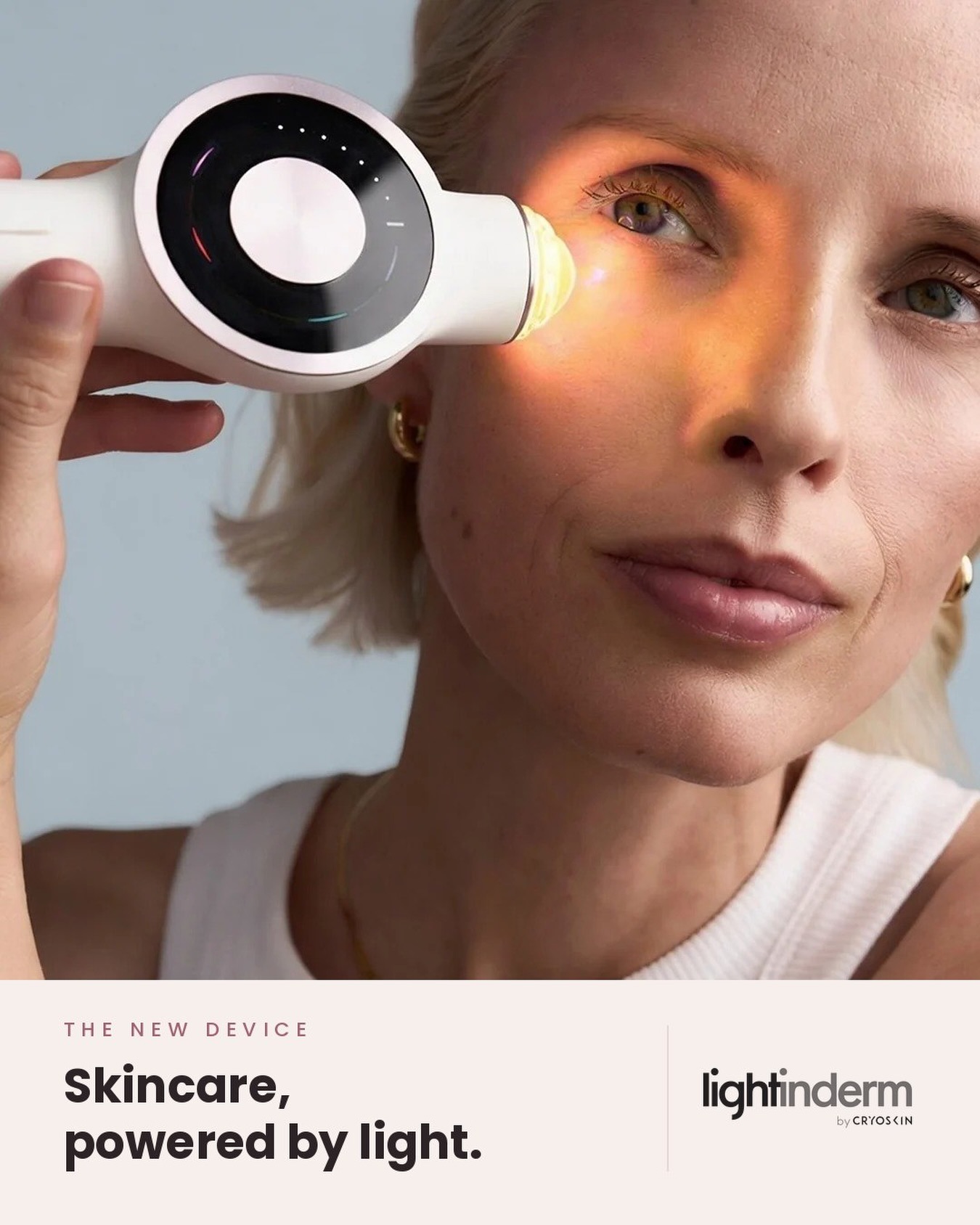 Introducing the new Lightinderm device. ✨

Light. Serum. Massage.
One gesture, three minutes a day.

▪️ 5 LED wavelengths
▪️ Photo-active capsules for every skin need: Skin Perfect, Repair, Lift
▪️ A glass roller ball that glides over the skin
▪️ Painless, suitable for sensitive skin
▪️ Designed by Mathieu Lehanneur, made in France

Insert a capsule, the device recognises it and starts the matching light program. That’s it.

Discover more at cryoskin-international.com

#Lightinderm #Cryoskin #LightTherapy #LEDTherapy #Skincare BeautyTech SkincareRoutine GlowingSkin MadeInFrance NewLaunch
