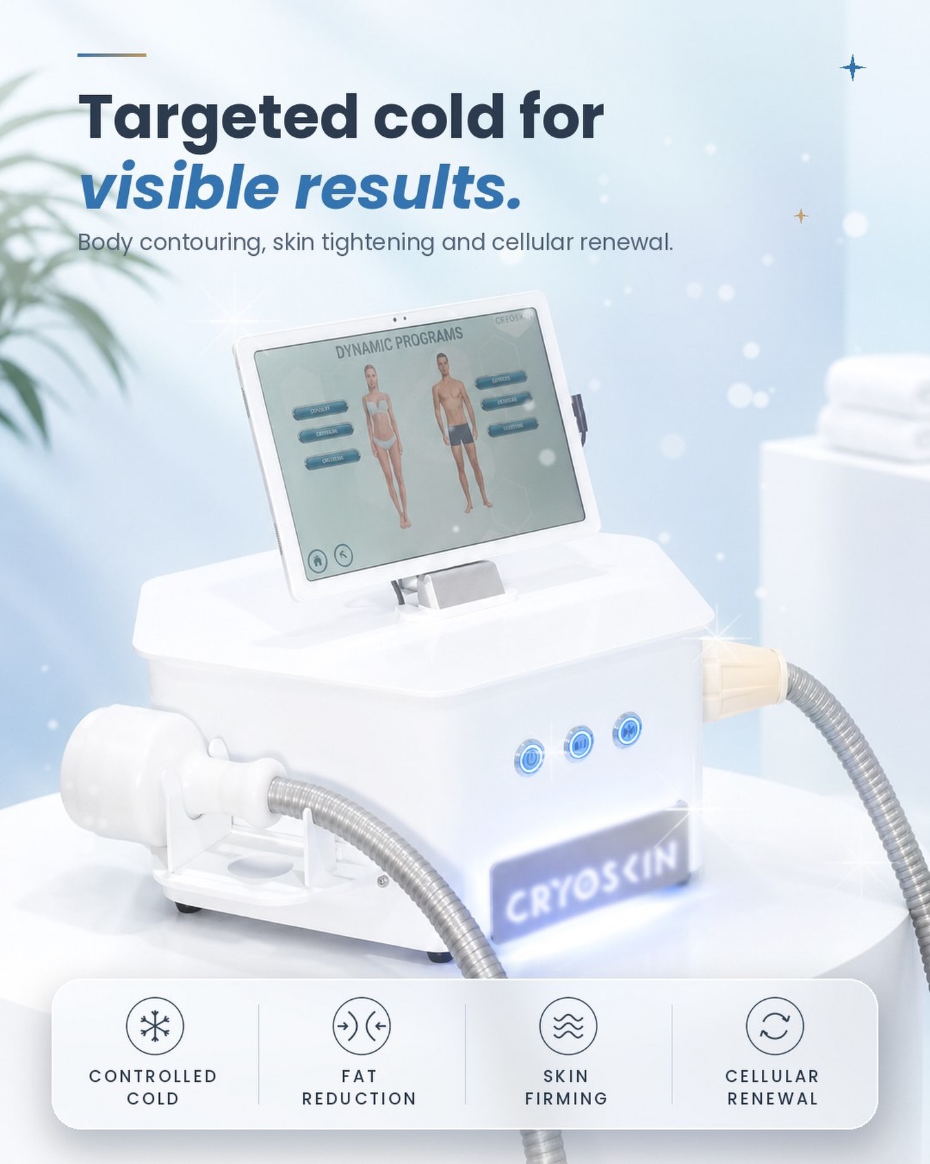 Cryoskin Révolution : The Ultimate Non-Invasive Body + Face Sculpting System ❄️

This powerful, French-made device combines advanced manual and hands-free technology to deliver real results—fat reduction, skin tightening, cellulite smoothing, lymphatic drainage, and facial rejuvenation—all in one.

With over 58 pre-set programs, stable temperature control, and the ability to treat multiple areas at once, Cryoskin Révolution offers unmatched versatility, comfort, and safety.

No suction. No downtime. Just visibly smoother, slimmer, more lifted skin

visit cryoskin-international.com for more 

#Cryoskin  #BodySlimming #BodySculpt #BodySculpting #FatFreezingMachine